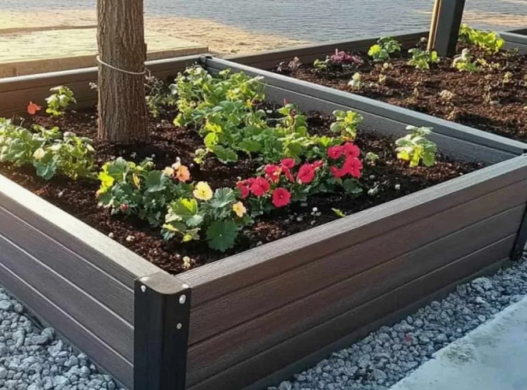 Сколько стоят грядки из террасной доски и как сэкономить